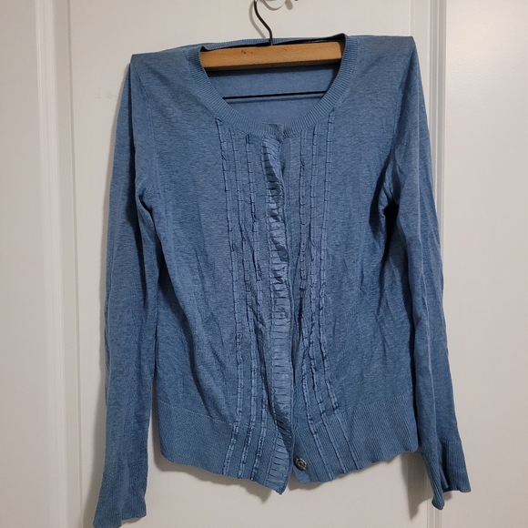 SILK AND LINEN CARDIGAN,  BANANA REPUBLIC - Picture 4 of 6